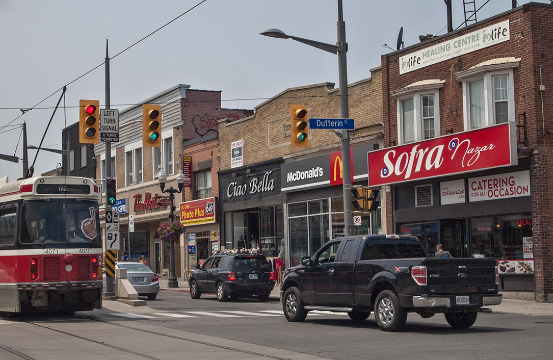 Corner of Dufferin and St. Clair W.