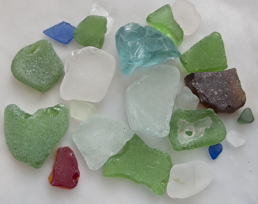 Beach glass.