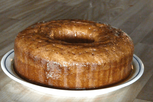 Bitter almond cake.