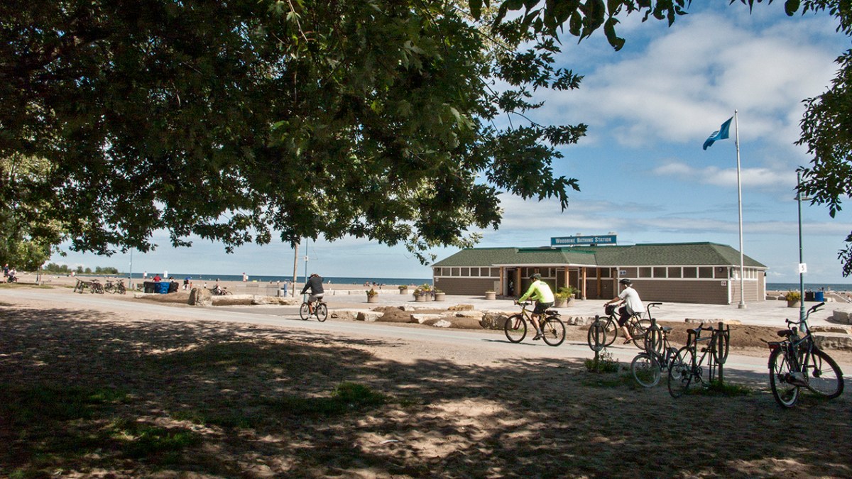 Woodbine beach bath house.