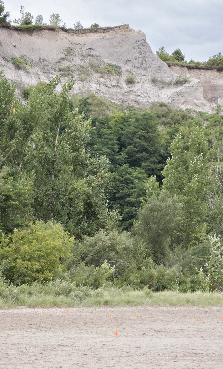 Scarborough Bluffs and beach.