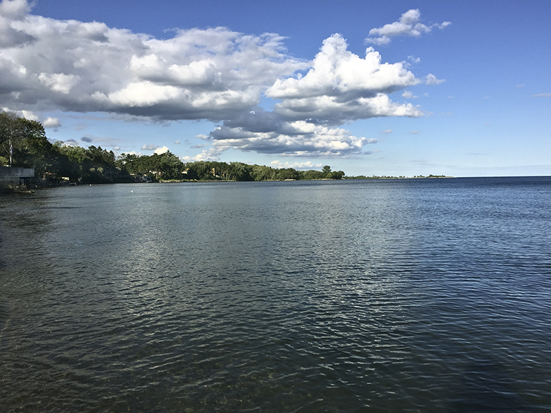 East view t Marie Curtis park.