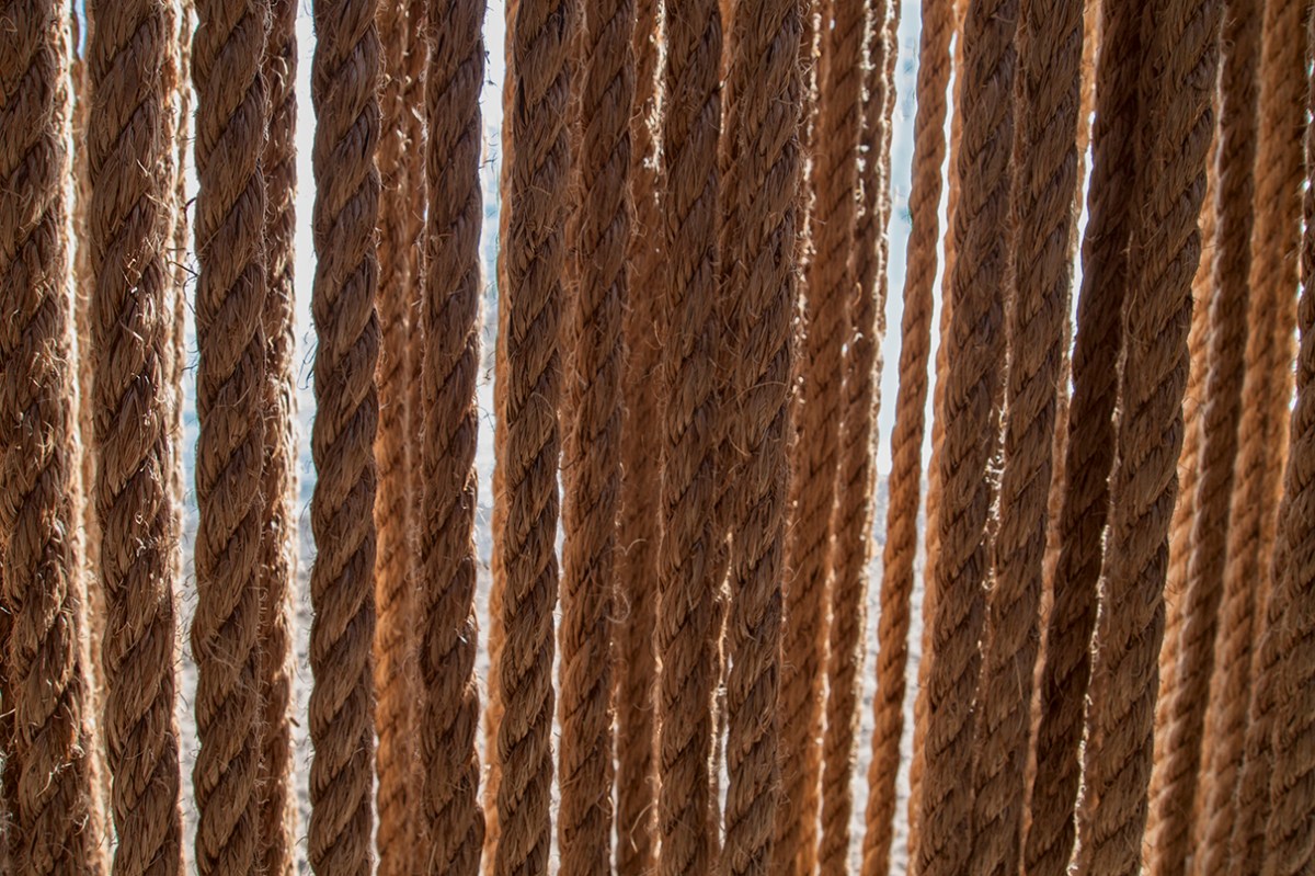 Rope wall in Floating Ropes.