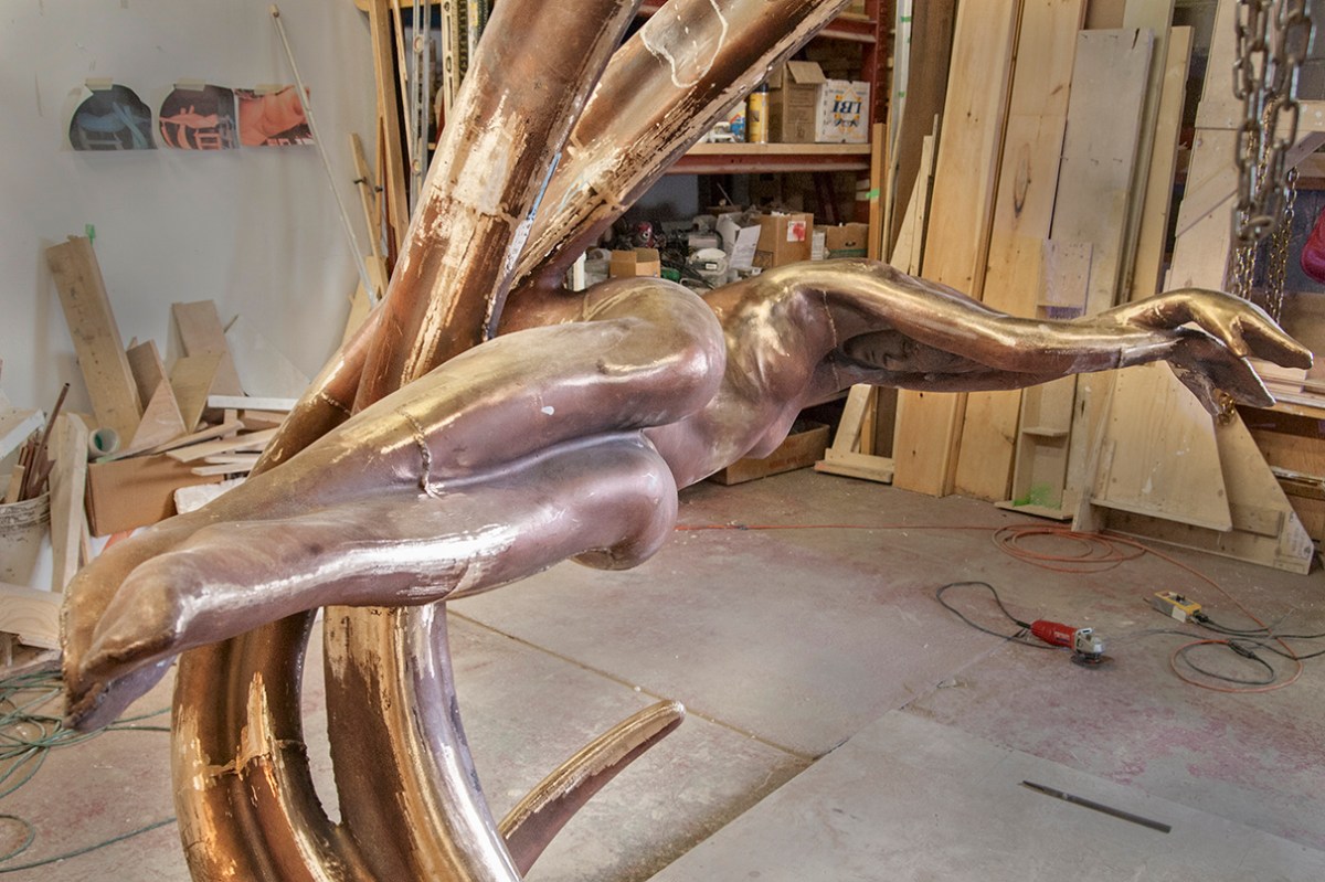 Bronze figure Repose.