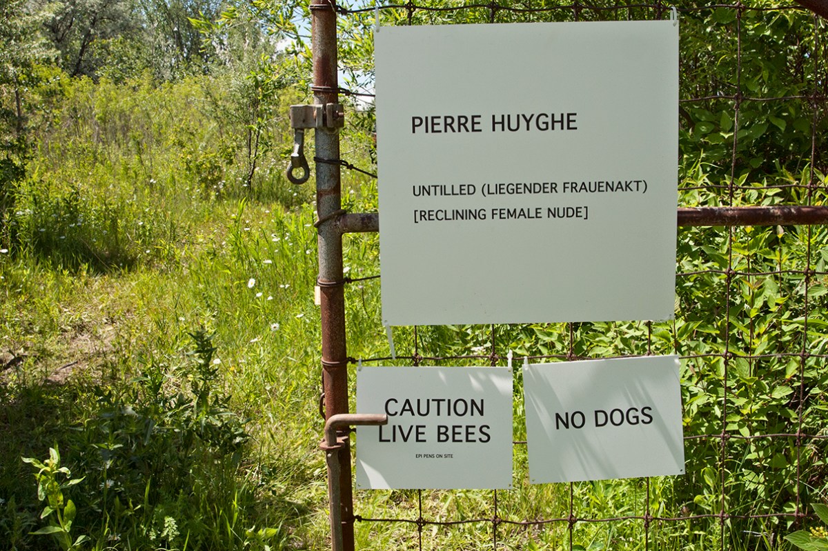 Sign on the Hearn Trail.
