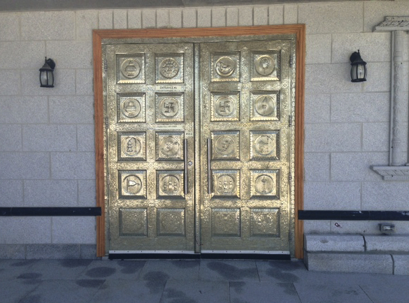 Jain temple doors.