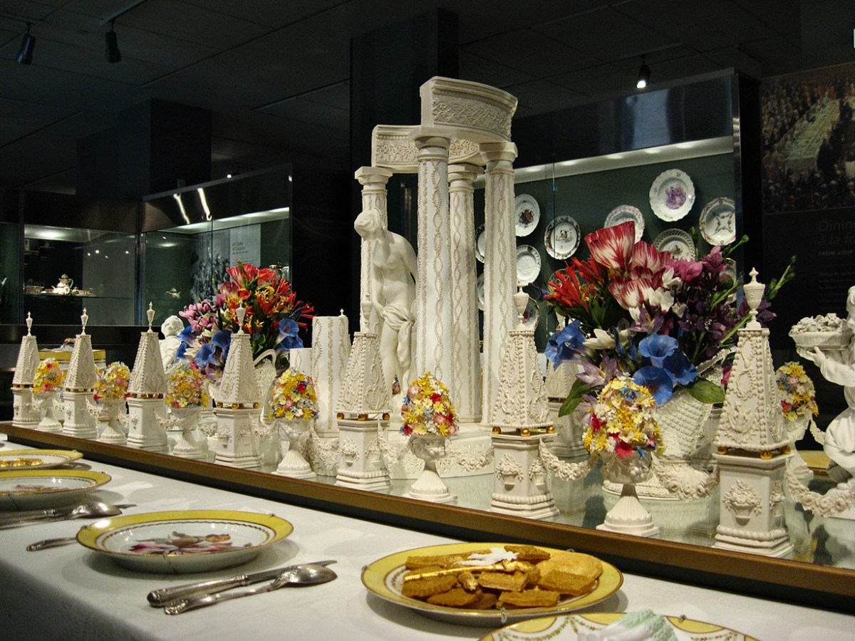 The Bishop's Table at the Gardiner Museum.