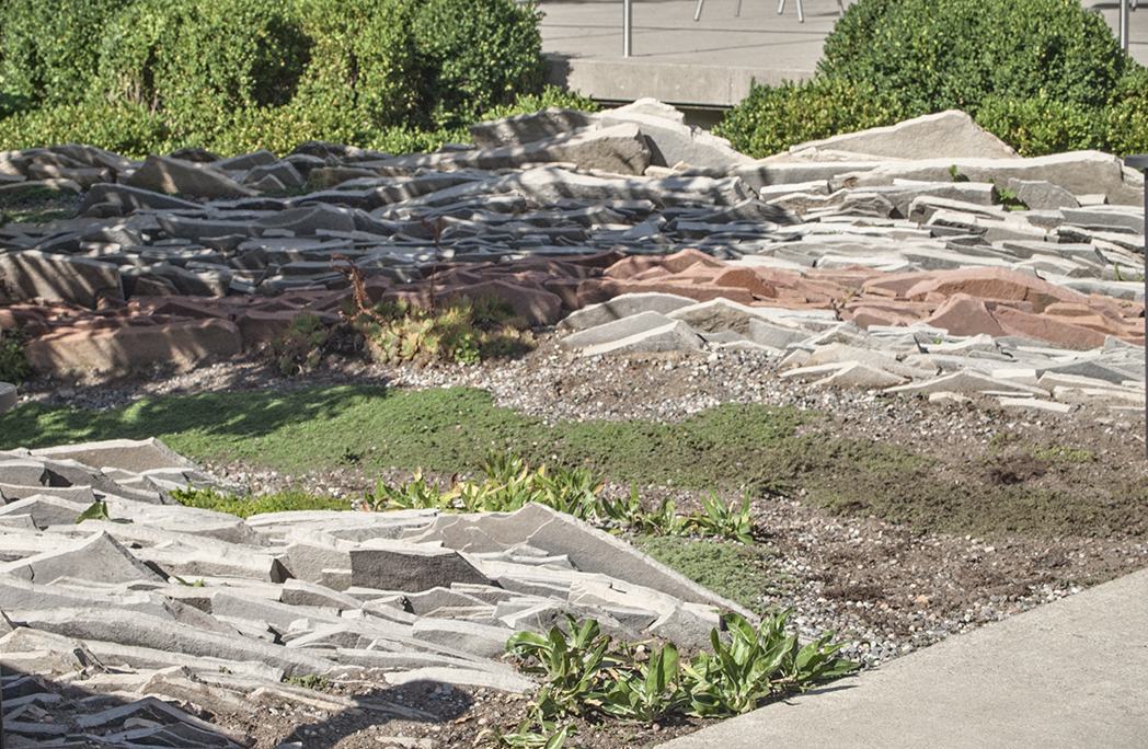 Gardiner Museum rock garden.