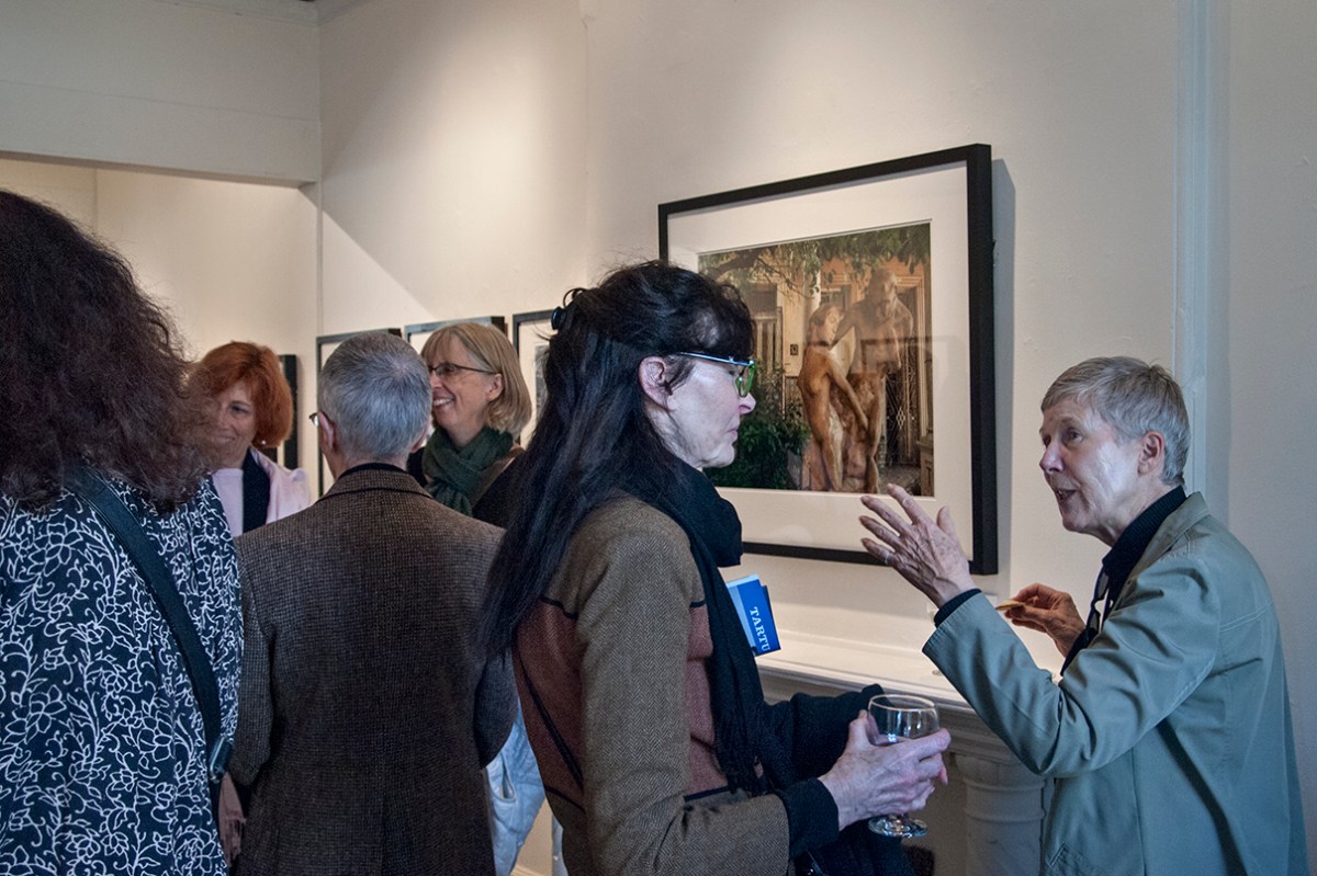 Havana opening, conversations in the crowd.