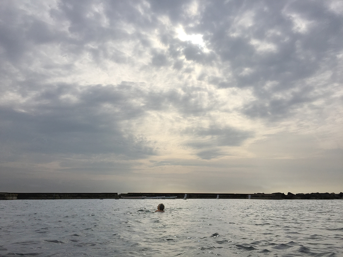 Sunnyside beach, swimming.