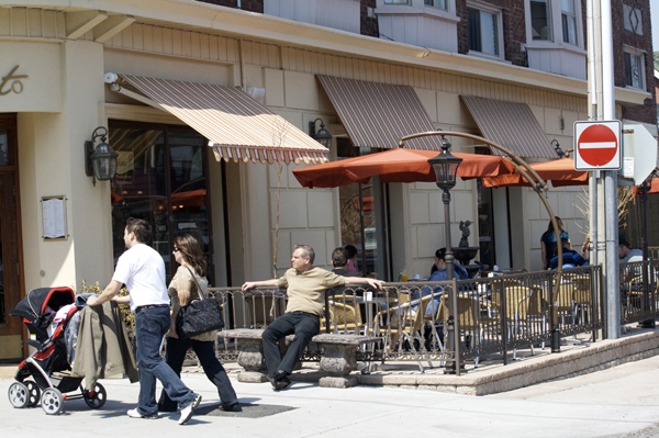 Novecentro cafe on St Clair W.