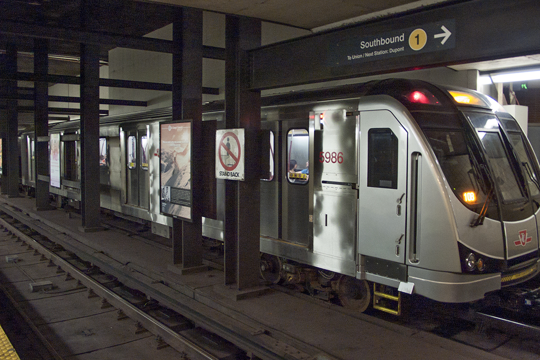 Toronto subway.