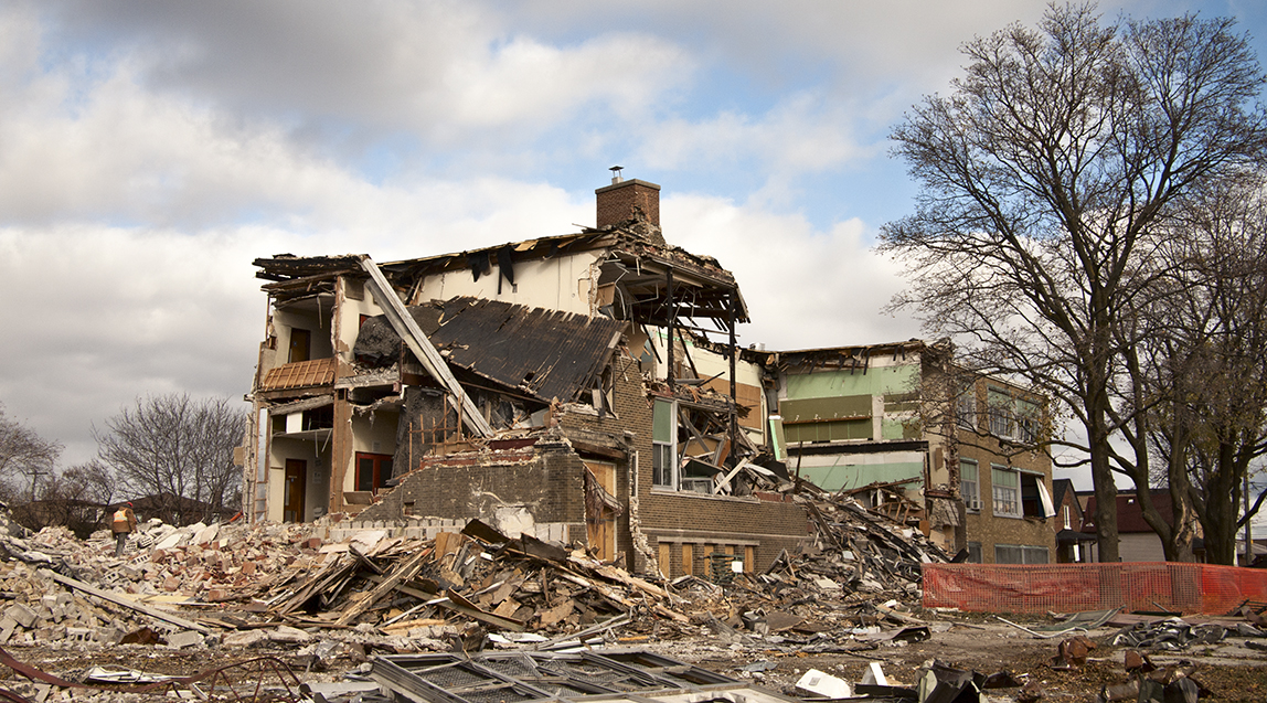 Briar Hill P.S. destruction.