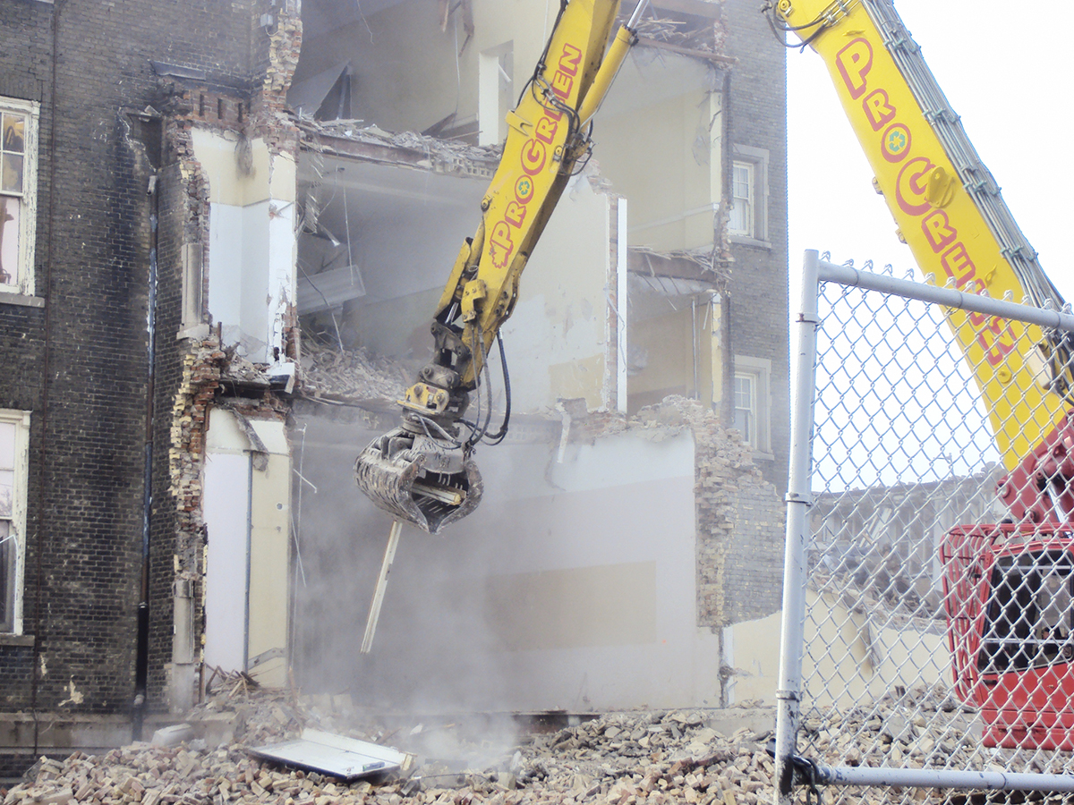 Machine takes a bite of Hughes P.S.