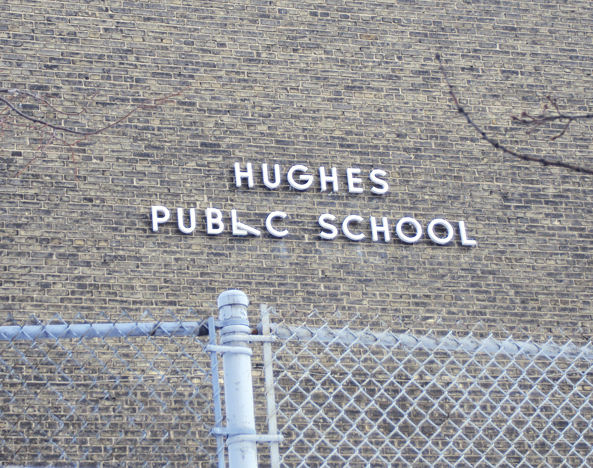 Hughes P.S. sign.