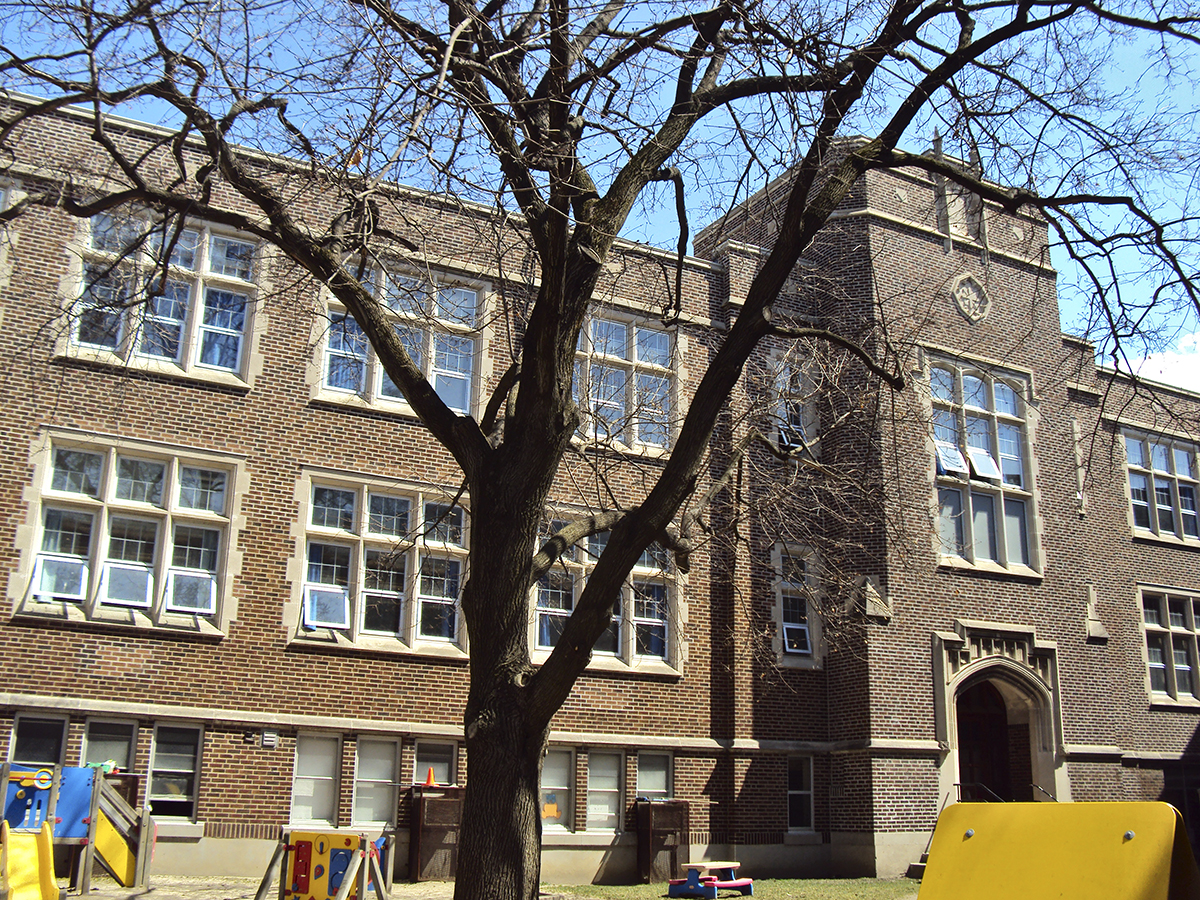 Old section of Vaughan Rd Academy.