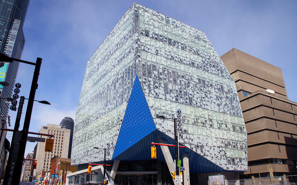 Ryerson Student Learning Centre exterior.