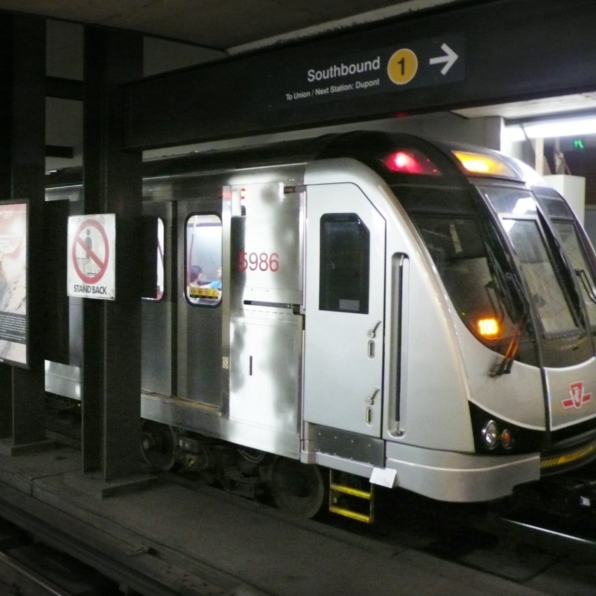 TTC subway.
