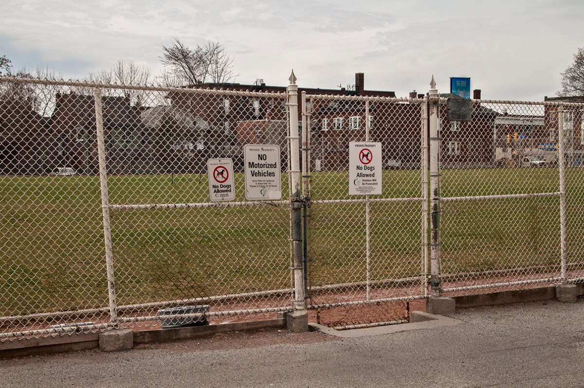 Oakwood athletic field.