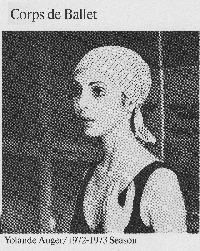 Yolande in the programme.