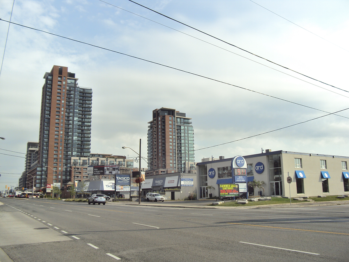 New development at Lawrence and Dufferin.