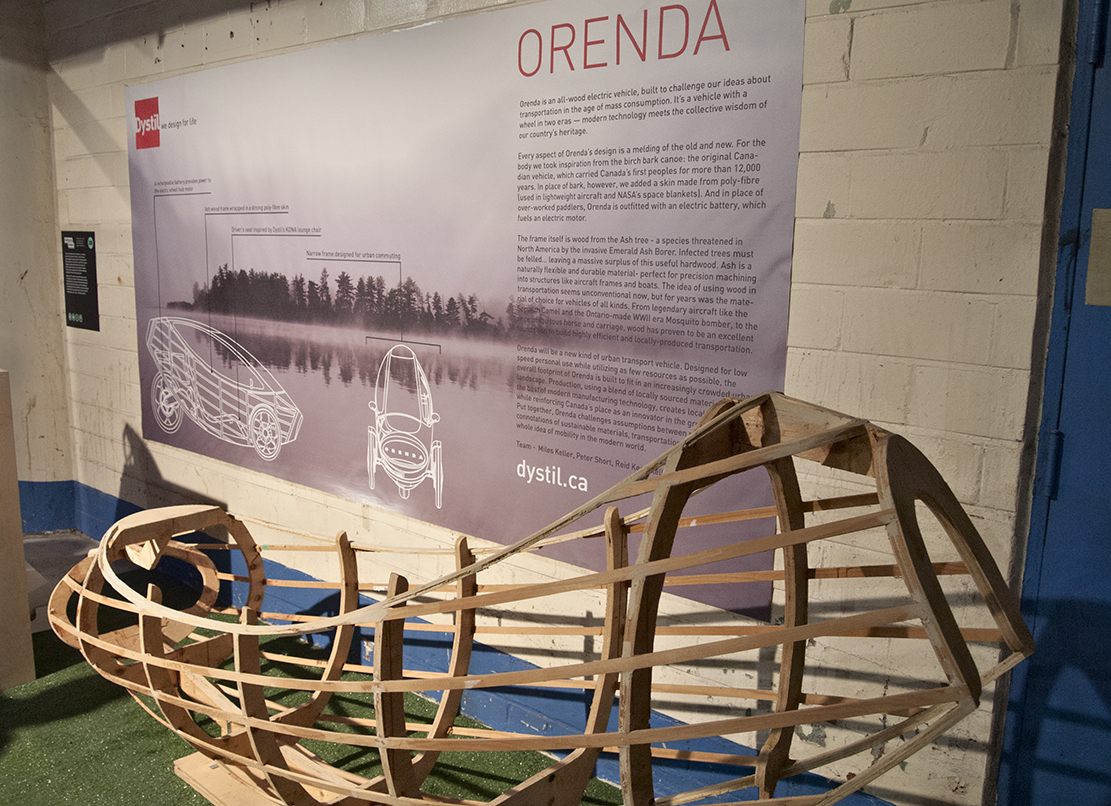 Orenda wooden car prototype.