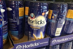 Jars of Horlicks.