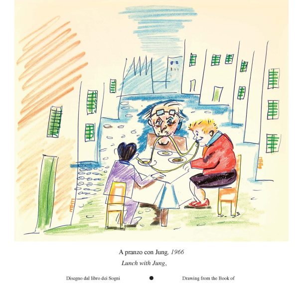 Fellini Jung pasta cartoon.